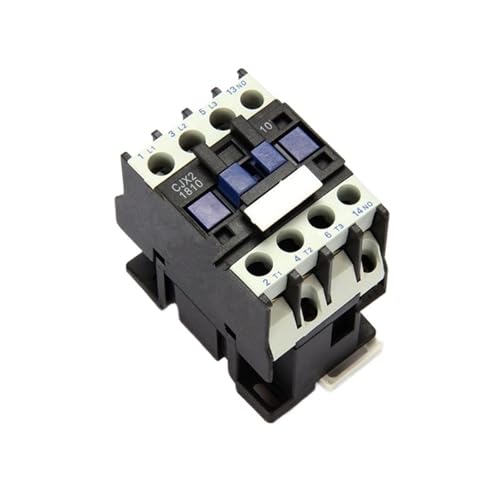 CJX2-1810 AC-Motorschütz 18A 3-polig 3-phasig 50/60 Hz Schalterschütz Steuerspannung 220 V/380 V 1 Stück(CJX2-1810 AC380V) von JGODGQPM