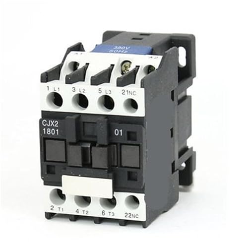 CJX2-1810 AC-Schütz 380 V 50/60 Hz Spule 18 A 3-Phasen 3-Polig 1 Öffner 1 Stück CJX2-1810 AC-Schütz 380 V 50/60 Hz Spule 18 A 3-Phasen 3-Polig 1 Öffner 1 Stück von JGODGQPM