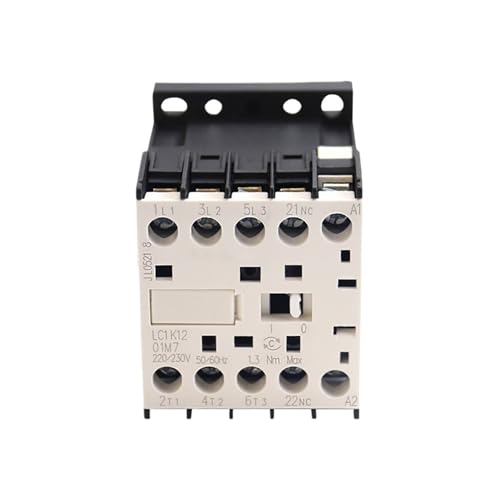 CJX2-K 1201 (3NO1NC) 1208 (2NO2NC) kleine Schütz 24 V 36 V 48 V 110 V 220 V 380 V LC1K 45mm x 58mm x 57mm 1 Stücke(1208 110V) von JGODGQPM