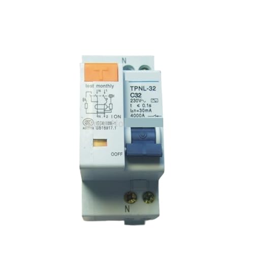 DPNL 1P+N 32A 230V~ 50HZ/60HZ Fehlerstromschutzschalter mit Überstrom- und Leckageschutz RCBO 1St DPNL 1P+N 32A 230V~ 50HZ/60HZ Fehlerstromschutzschalter mit Überstrom- und Leckageschutz RCBO 1St von JGODGQPM