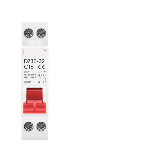 DZ30-32 DPN 1P + N Mini-Leistungsschalter MCB 6A-32A Din-Schienenmontage 1 Stücke(16A) von JGODGQPM