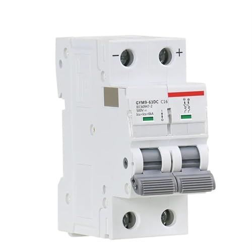 Din-Schiene GYM9 DC MCB 6KA 2P 500V Circuit Breaker DC 6A-63A 1Pcs(25A) von JGODGQPM