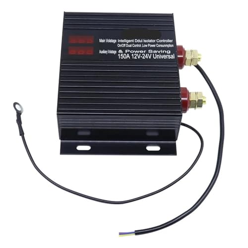 Dual Batterie Trennschalter 150 200 250Amp Dual Control Universal 12V/24V Spannung Relais 1Pcs(200A) von JGODGQPM