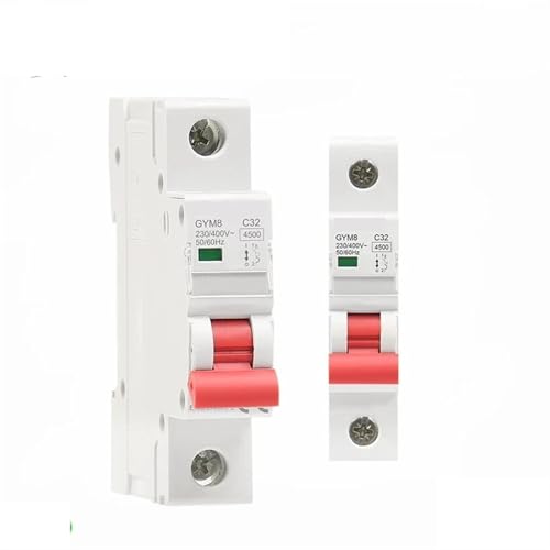Einphasiger MCB 6A-63A 220V/400V Mini-Leistungsschalter C-Kurve 1 Stücke(63A) von JGODGQPM