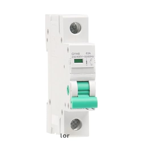 GYH8 Din-Schienen-Trennschalter 230 V/400 V Hauptschalter 63 A 100 A 125 A Trennschalter 1 Stück(100A) von JGODGQPM