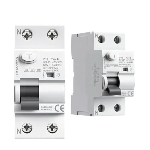 GYL9 B Typ RCCB Fehlerstromschutzschalter DC ELCB 2/4P 40A 30/100/300mA Typ B 6KA RCD 1Pcs(4P 40A 100mA) von JGODGQPM