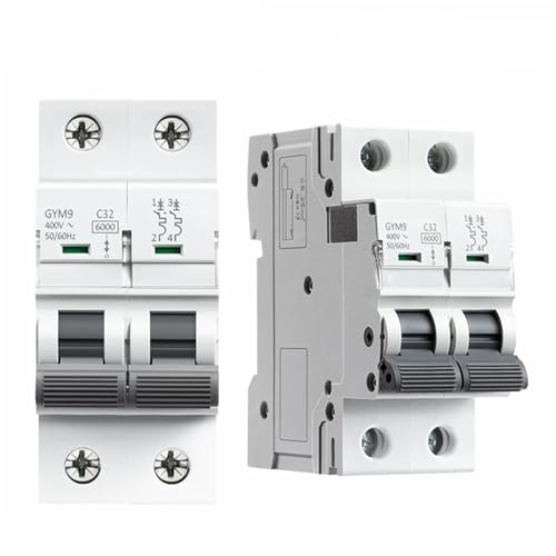 GYM9 2Pole MCB Din-schiene Mini Circuit Breaker 230V 6A-63A AC Typ MCB 1Pcs(25A) von JGODGQPM