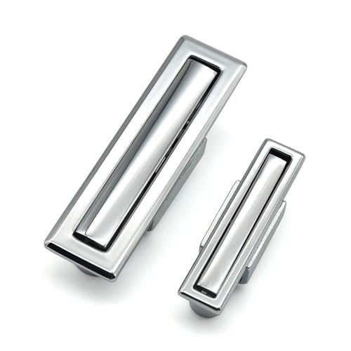 Griff Griff Flip Haken Schublade Schrank Schrank Einfache Kleiderschrank Eingebetteten Griff 1Pcs(Trumpet) von JGODGQPM