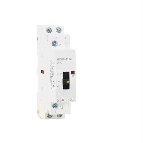 HCH8-25M 2P 16/25A 220V Din-Schiene AC Modularschütz 1Pcs(2P 16A 1NO1NC 230V) von JGODGQPM