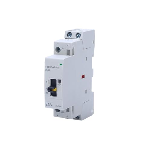 HCH8s-25M 2P 16A 20A 220V AC Modulares Schütz mit manuellem Steuerungsschalter 2NO 1NO1NC oder 2NC 1Pcs(2P 25M 2NO AC24V) von JGODGQPM