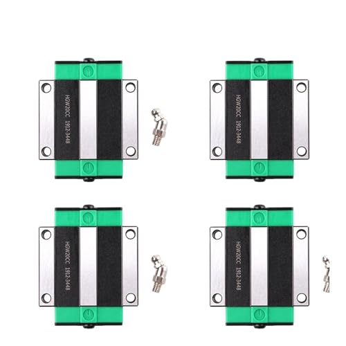 HGH15CA HGW15CC HGH20CA HGW20CC Linear Bear Slide Block Carriage Match Verwenden Sie HGR Linear Guide mit Schmiernippel 1Pcs(HGW20CC) von JGODGQPM