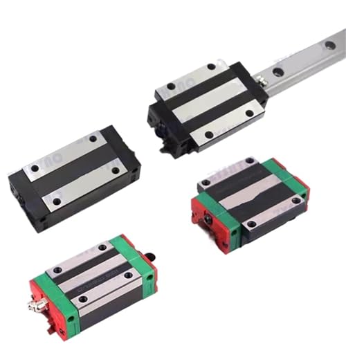 HGR25 Linearführung 25 mm, 2 Stück Linearführungsschiene + 4 Stück Linearwagen HGH25CA oder HGW25CC CNC-Teile(HGH25CA,900mm) von JGODGQPM