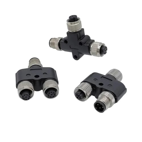 Konvertierung M12 Sensorstecker Männlich Weiblich Y-förmiger Kabelstecker 1St(5P T (1F-1M 1F)) von JGODGQPM