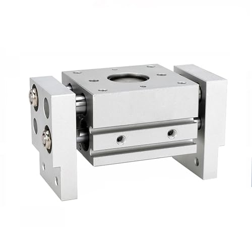 Luftzylinder HFT10 HFT16 HFT20 Luftgreifer Breiter Stil Pneumatischer Zylinder Doppeltwirkend 1 Stücke(HFT 16X30-S) von JGODGQPM