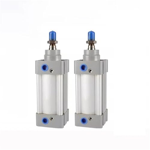 Luftzylinder SAI50 SAI63 Standard-Doppeltwirkend Pneumatischer Zylinder Hub 50-300mm 1 Stücke(SAI63-200) von JGODGQPM