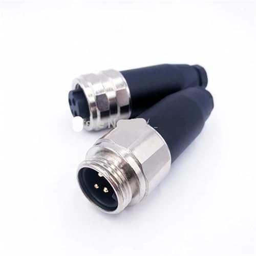 M22 Sensorstecker 7/8 Männlich Weiblich Schraube Gewinde Kupplung 3 4 5 Pin 1Pcs(Male Insert,4P) von JGODGQPM