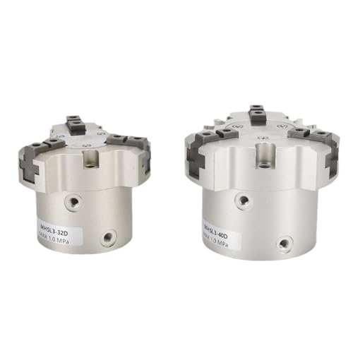 MHSL3 Parallel Typ Pneumatische Greifer Luft Greifer Zylinder 16-125D 1Pcs(MHSL3-125D) von JGODGQPM