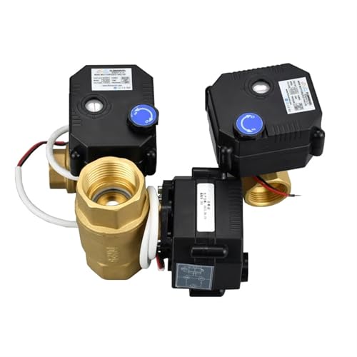 Motorisiertes Kugelventil mit manuellem Schalter, elektrische Messingkugelhähne, 1 Stück(DN15,24VDC_CR04) von JGODGQPM