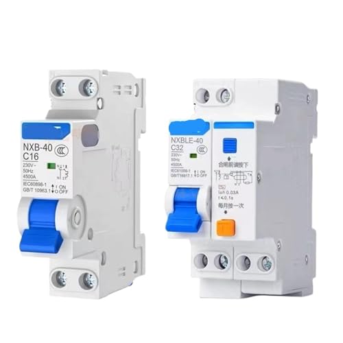 NXB-40 NXBLE-40 1P + N DPNL 10A 16A 20A 25A 32A 40A Fehlerstromschutzschalter 1 Stücke(NXBLE-40 1P N(RCBO),10A) von JGODGQPM