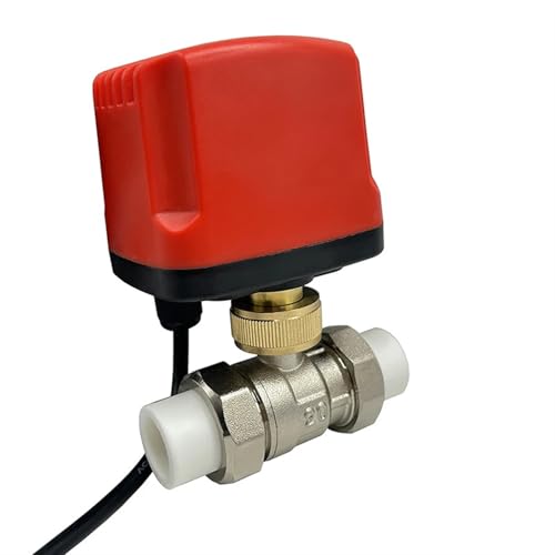 PPR50 PPR Hot Melt Doppel Union Motorisiertes Kugelventil 2-Draht/3-Draht Elektrisches Kugelventil 1St(DC12V_CR03) von JGODGQPM