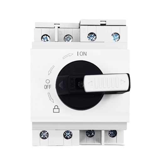 PV DC 1200V 32A Din-schiene Solar Rotierenden Griff Isolator Drehschalter Trennschalter 1Pcs von JGODGQPM