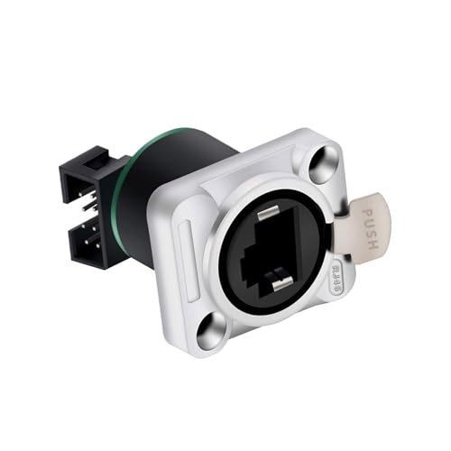 RJ45-Stecker RJ45 CAT5/5E Buchse Chassis Adapter Panel Mount Steckdosen RJ45 1 Stücke RJ45-Stecker RJ45 CAT5/5E Buchse Chassis Adapter Panel Mount Steckdosen RJ45 1 Stücke von JGODGQPM