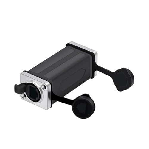 RJ45-Stecker weiblich Panel Mount Steckdosen gerade Adapter Kupplungen 1 Stücke(Plastic-65mm) von JGODGQPM