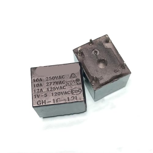 Relais GH-1C-5L 5VDC GH-1C-12L 12VDC GH-1C-24L 24VDC GH 1C 24L 5PINS 12A 5V 12V 24V 10Pcs(GH-1C-24L 24VDC) von JGODGQPM