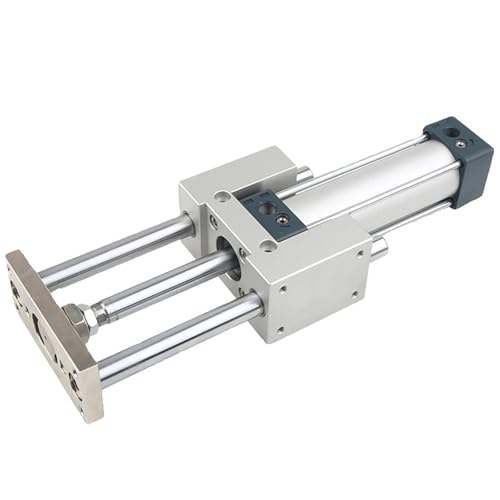 SC63 Pneumatische Standard Zylinder Hub 25-500mm Linearführungsschiene 1Pcs(Stroke 150mm,SC63 Only Bracket) von JGODGQPM