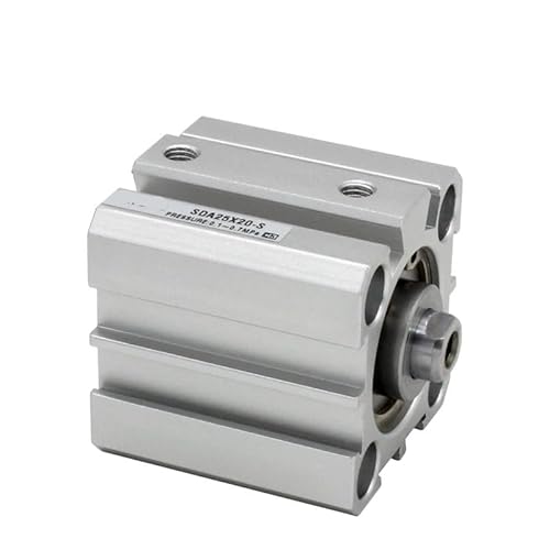 SDA100 Luftpneumatikzylinder Doppeltwirkend Kompaktzylinder Innengewinde 1St(SDA100X25,Nill) von JGODGQPM