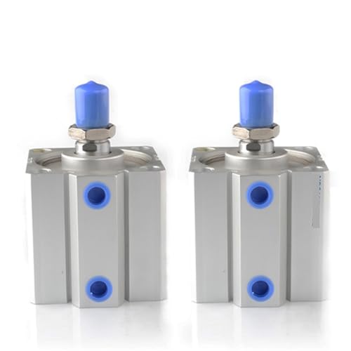 SDA100 Ohne Magnet 100mm Bohrung Größe Kompakte Zylinder Doppel Wirkenden Zylinder 1Pcs(SDA100-10,Female Thread) von JGODGQPM