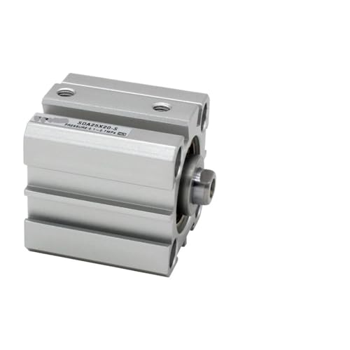 SDA16 Doppeltwirkender Zylinder Pneumatischer Kompakt-Luftzylinder Bohrung 16mm Hub 5-50mm 1St(SDA16x50,Nill) von JGODGQPM