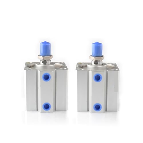 SDA32 -S Mit Magnet Kompaktzylinder Doppeltwirkend Zylinder Pneumatische Teile Luftzylinder 1 Stücke(SDA32-25S,Male Thread) von JGODGQPM