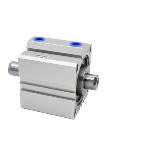 SDAD25 Doppelstangen-Kompaktzylinder, Bohrung 25 mm, Hub 5~50 mm, 1 Stück(SDAD25X45,-B(male thread)) von JGODGQPM