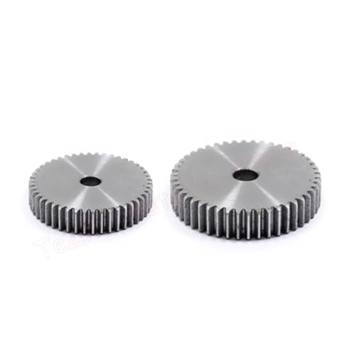 Stirnradgetriebe 1M 41 42 43 44 45 46 47 48 49 50 51 52 53 54 55 56 57 58 59 60 Zähne 45# Stahl 1 Modul Flachgetriebe 1St(1M 58T (Bore 8mm)) von JGODGQPM