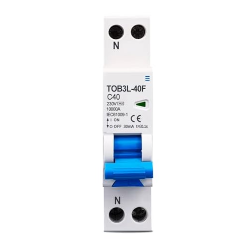 TOB3L-4F AC Typ 230V 50/60Hz RCBO 1P+N 10KA Fehlerstrom-Differential Automatischer Schutzschalter 1St(16A) von JGODGQPM