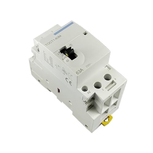 TOCT1 2P 63A 220V/230V 50/60HZ Din-schiene Ac Modulare Schütz Mit Manuelle Steuerung schalter 2NO Oder 1NO 1NC Oder 2NC 1Pcs(2NO) von JGODGQPM