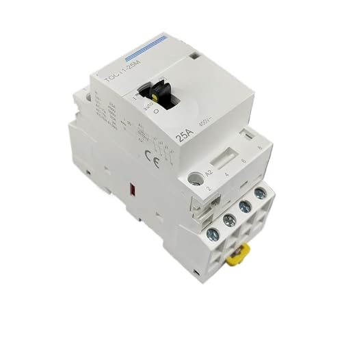 TOCT1 4P 25A 220V/230V 50/60HZ Din-schiene Ac Modulare Schütz Mit Manuelle Steuerung schalter 4NO Oder 2NO 2NC Oder 4NC 1Pcs(2NO 2NC) von JGODGQPM