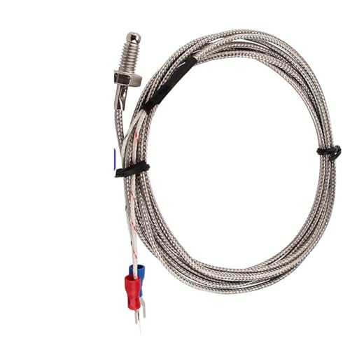 Thermoelementgewinde M8/M6 Schraube K /PT100 Typ Sondensensor Temperatursensor 0-800 °C 1St(M8 Type K 8M) von JGODGQPM