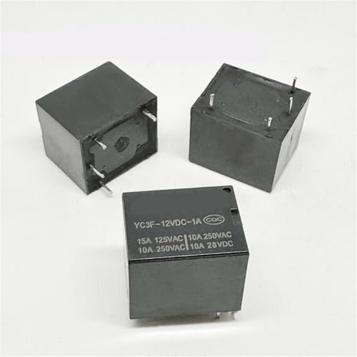 YC3F-12VDC-1A YC3F-5VDC-1A YC3F-12VDC-SA (T73A-12V/5V-10A) Relais 4-polig 1 Stück(YC3F-12VDC-1A) von JGODGQPM
