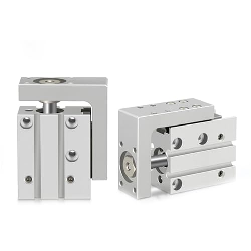 Zylinder MXH6 MXH10 MXH16 MXH20 Präzisions-pneumatische lineare Seitenschienenführungsstange 1 Stücke(20mm Stroke,MXH16) von JGODGQPM