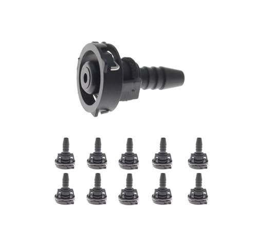 JGUYC Entlüftungsschlauch, stellvertretender Wasserkocher, Wasserrohr, Auspuffrohranschluss for B//e//n//z, ID 6 mm, Kühler-Wasserkastenanschluss(10 PCS) von JGUYC