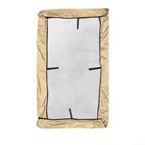 3 For Seat Outdoor Swing Canopy Cover Replacement, Premium Material for Superior Weather Protection (Beige 213x122x18cm) von JGmotorfi