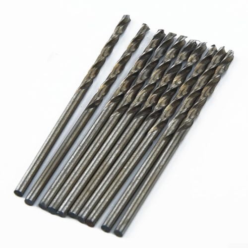 30 kleine HSS-Bohrer zum Bohren in Holz und für Kunststoff mit geradem Schaft 0 6 2 0 mm (0,8 mm) von JGmotorfi