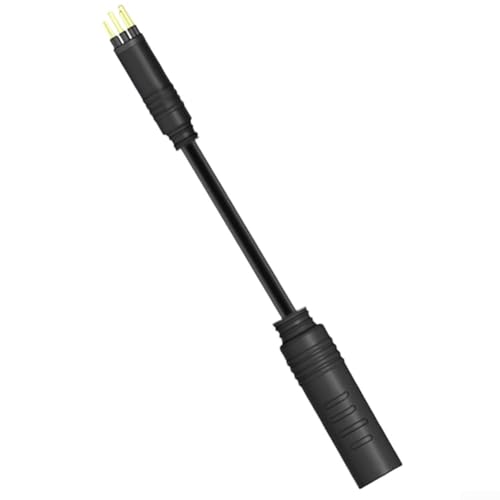 9-poliges wasserdichtes Verlängerungskabel für 250 1000 W Motor, Stecker auf Buchse, kompatibel mit Bafang und anderen E-Bike-Motoren (9-polig, 1900 mm) von JGmotorfi
