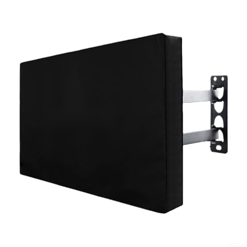 Allwetter-TV-Abdeckung für den Außenbereich, wasserdicht und staubdicht, mit starkem 210D-Oxford-Material und verstärkten Nähten für maximalen Schutz und praktischer Fernbedienungstasche (40-42英) von JGmotorfi