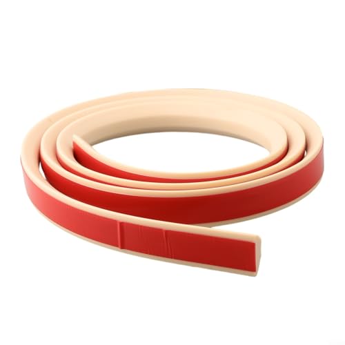 Badezimmer-Wasserbarriere-Streifen aus Silikon für Duschschwellen, Trocken- und Nass-Trenndichtung, flexibler Rückhaltestreifen, um Wasser zu halten und Auslaufen zu verhindern (Khaki 200 cm) von JGmotorfi