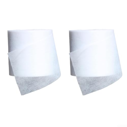 Baumschutzgürtel 2 Stück 50 m mit starkem Vliesstoff, schützt junge Bäume vor Frost, Sonnenstrahlen und Tieren, um die Baumgesundheit zu erhalten (weiß) von JGmotorfi