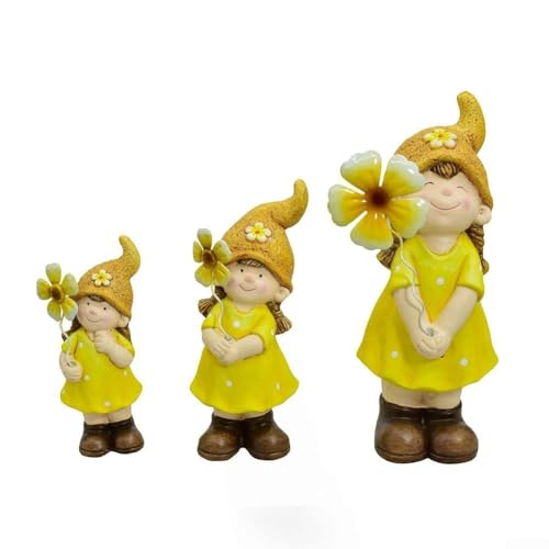 Dekorative Gartenfigur aus Porzellan mit Zwerg, entworfen für den Innen- und Außenbereich auf Veranda, Hof und Tischplatte (A) von JGmotorfi