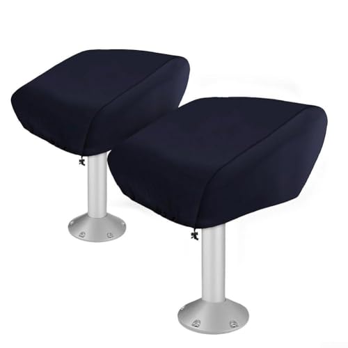 Elastischer Saum Oxford Bootssitzbezug bietet Wind- und Regenschutz, für strapazierfähiges Gewebe zum Angeln und Aufbewahren (schwarz 600DpVC) von JGmotorfi